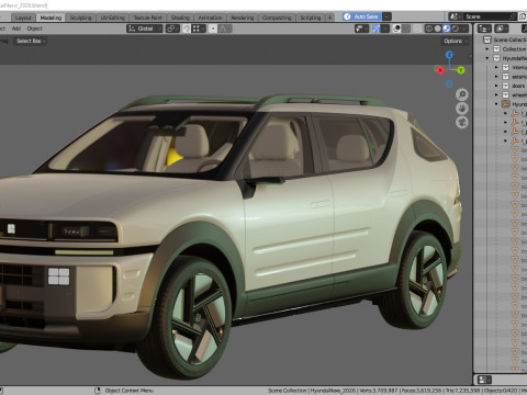 Hyundai Nexo 2026 3D Model