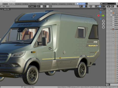 Hymer Venture S 3D Model