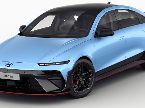 Hyundai Ioniq 6 N 2026 Modelo 3D