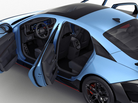 Hyundai Ioniq 6 N 2026 Modelo 3D