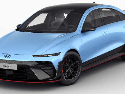 Hyundai Ioniq 6 N 2026 3D Model