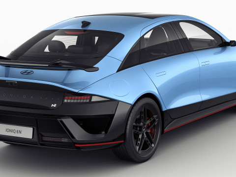 Hyundai Ioniq 6 N 2026 Modelo 3D