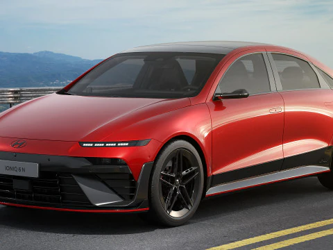 Hyundai Ioniq 6 N 2026 3D Model
