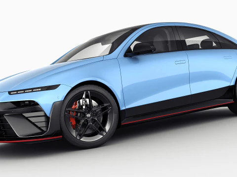 Hyundai Ioniq 6 N 2026 3D Model