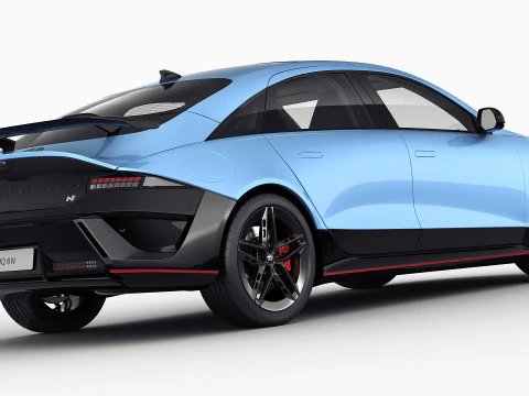 Hyundai Ioniq 6 N 2026 3D Model