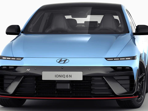 Hyundai Ioniq 6 N 2026 3D Model