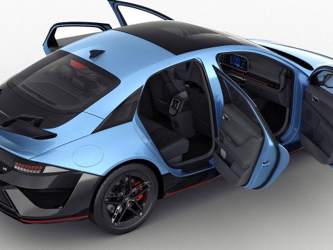 Hyundai Ioniq 6 N 2026 Modelo 3D