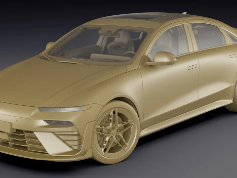 Hyundai Ioniq 6 N 2026 3D Model