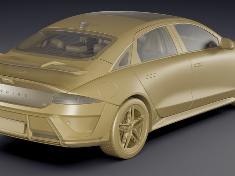 Hyundai Ioniq 6 N 2026 Modelo 3D