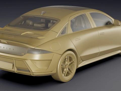 Hyundai Ioniq 6 N 2026 3D Model