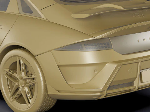 Hyundai Ioniq 6 N 2026 3D Model