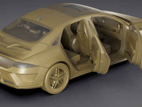 Hyundai Ioniq 6 N 2026 3D Model