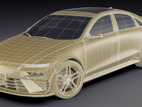 Hyundai Ioniq 6 N 2026 Modelo 3D