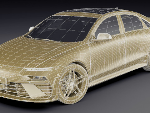 Hyundai Ioniq 6 N 2026 Modelo 3D