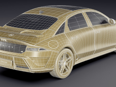 Hyundai Ioniq 6 N 2026 Modelo 3D