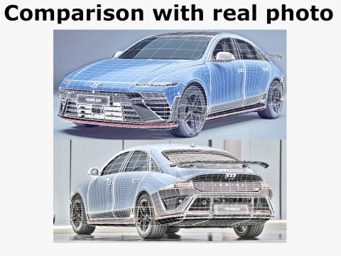 Hyundai Ioniq 6 N 2026 Modelo 3D