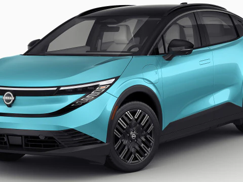 Nissan Leaf 2026 3D Model
