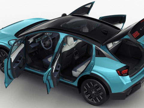 Nissan Leaf 2026 3D Model