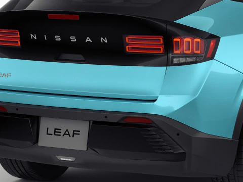 Nissan Leaf 2026 3D Model