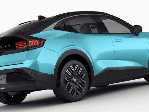 Nissan Leaf 2026 3D Model
