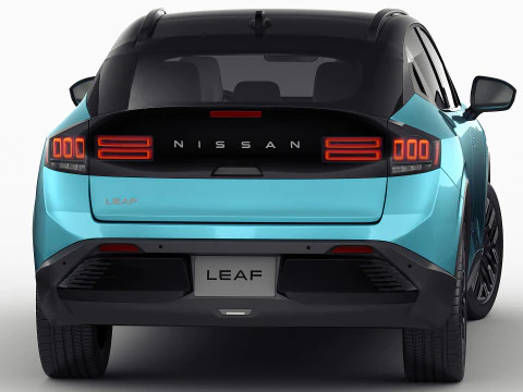 Nissan Leaf 2026 3D Model