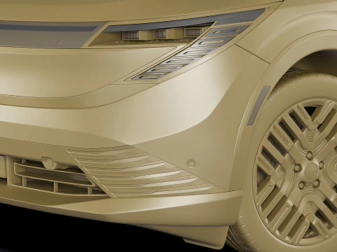 Nissan Leaf 2026 3D Model