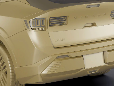 Nissan Leaf 2026 3D Model