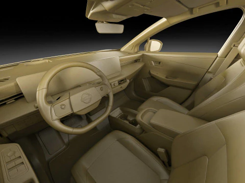 Nissan Leaf 2026 3D Model