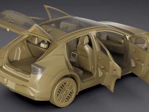 Nissan Leaf 2026 3D Model