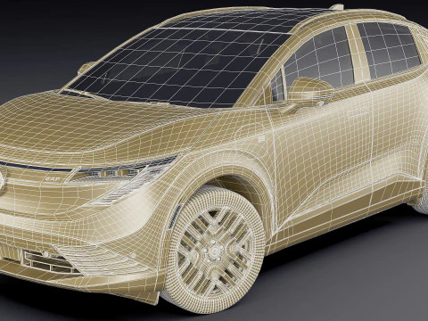 Nissan Leaf 2026 3D Model