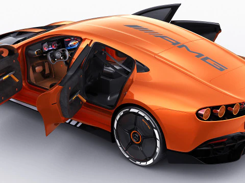 Mercedes-Benz AMG GT XX Concept 2025 Modello 3D