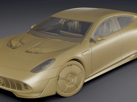 Mercedes-Benz AMG GT XX Concept 2025 Modello 3D