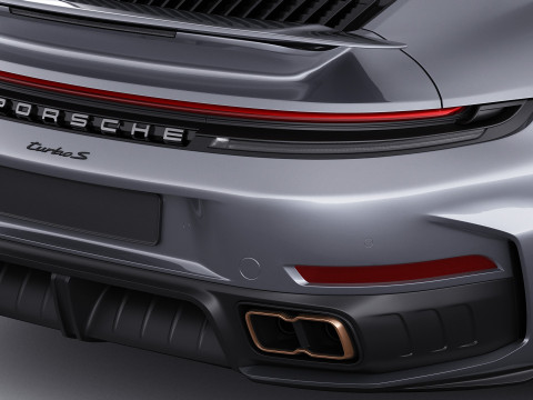 Porsche 911 Turbo S 2026 3D Model