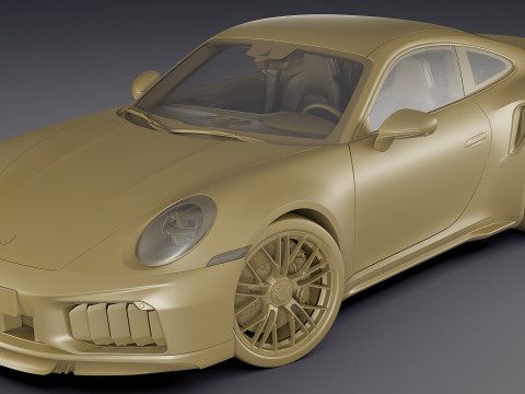 Porsche 911 Turbo S 2026 3D Model