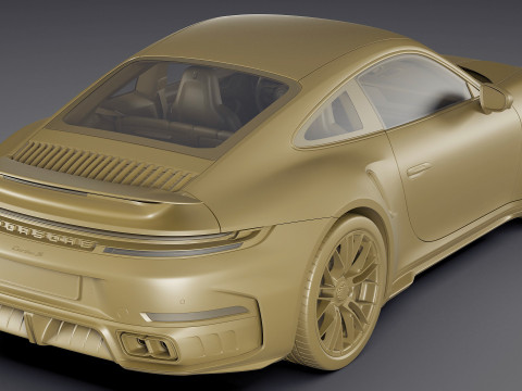 Porsche 911 Turbo S 2026 3D Model