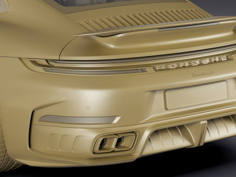 Porsche 911 Turbo S 2026 3D Model