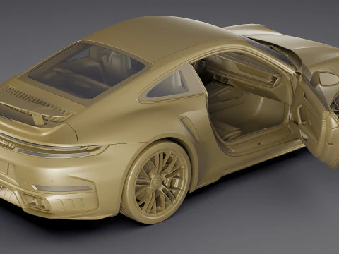 Porsche 911 Turbo S 2026 3D Model