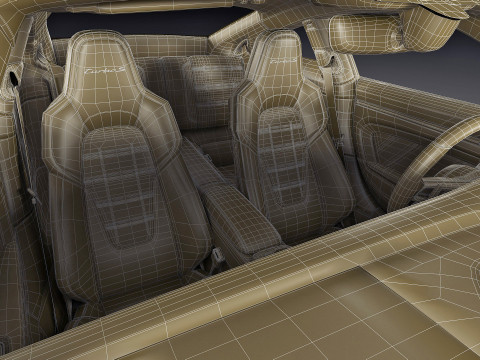 Porsche 911 Turbo S 2026 3D Model