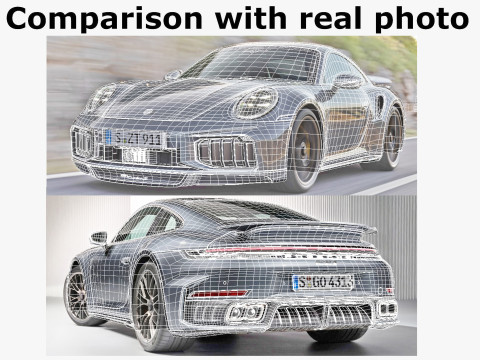 Porsche 911 Turbo S 2026 3D Model