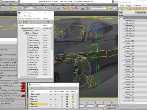 Porsche 911 Turbo S 2026 3D Model