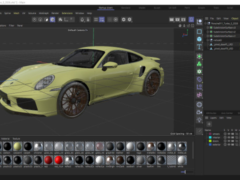 Porsche 911 Turbo S 2026 3D Model