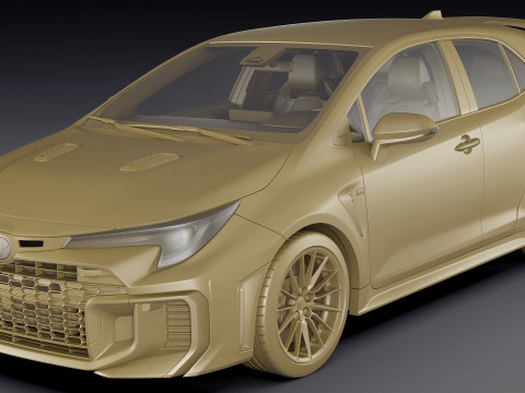 टोयोटा जीआर कोरोला 2026 3D मॉडल