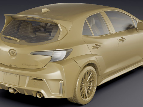 टोयोटा जीआर कोरोला 2026 3D मॉडल
