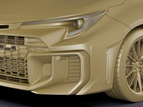 टोयोटा जीआर कोरोला 2026 3D मॉडल