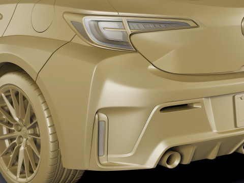 टोयोटा जीआर कोरोला 2026 3D मॉडल