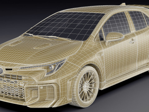 टोयोटा जीआर कोरोला 2026 3D मॉडल