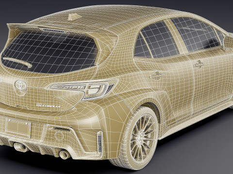 टोयोटा जीआर कोरोला 2026 3D मॉडल