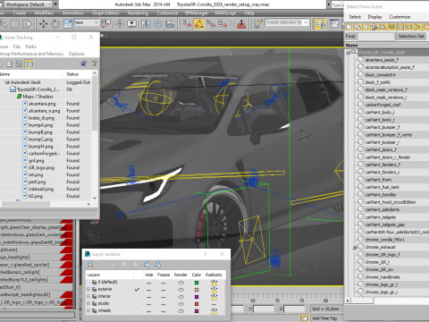 टोयोटा जीआर कोरोला 2026 3D मॉडल
