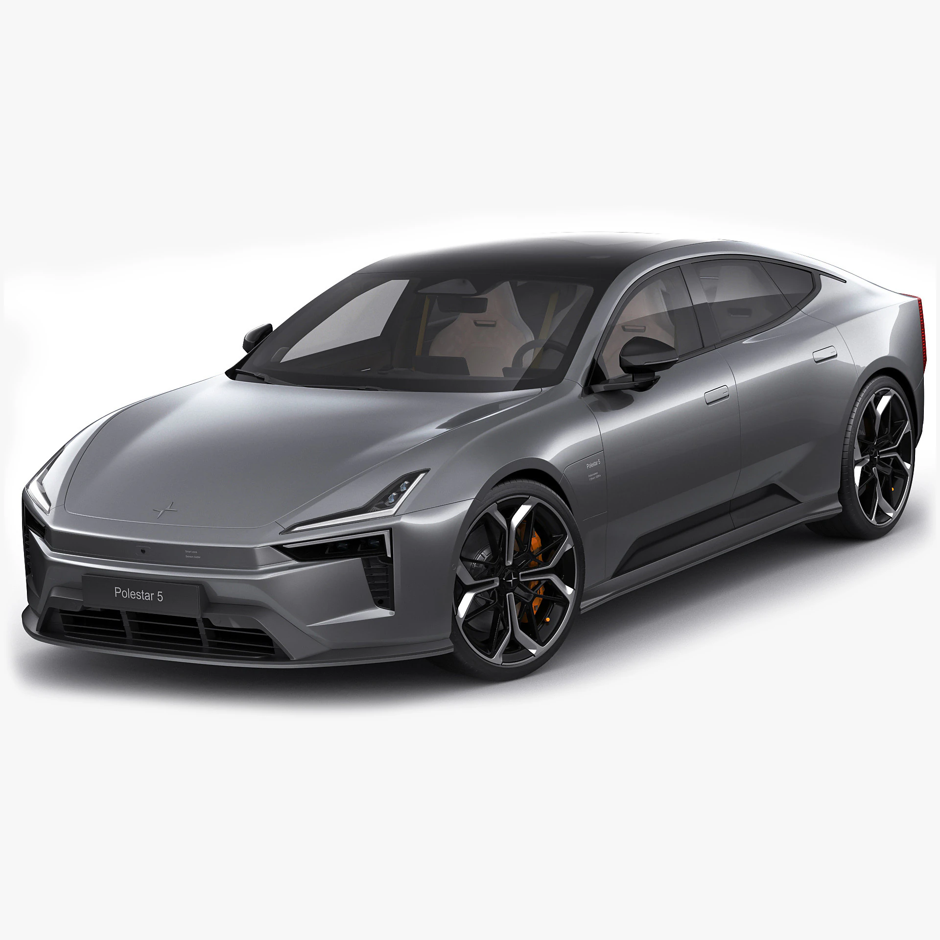 Polestar 5 2026 3D Model .c4d .max .obj .3ds .fbx .stl .blend 