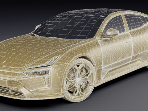 极星5 2026 3D 模型